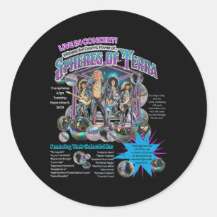 Harris 2024 Spheres Of Terra Presidentialelection  Classic Round Sticker