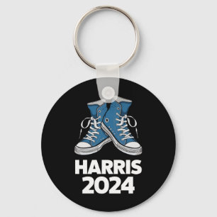 HARRIS 2024 Vote President Kamala Election Sneaker Key Ring