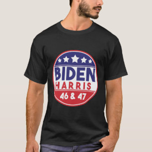 Harris 46 47 Democrat Merchandise Biden Harris  T-Shirt