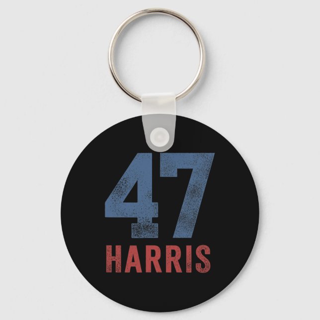 Harris 47 First Woman President For Girls And Teen Key Ring (Front)