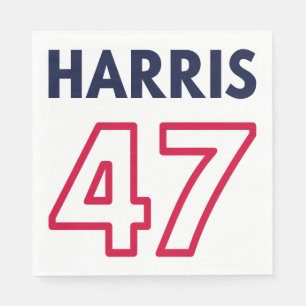 Harris 47 III - Kamala Harris For President Napkin