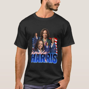 Harris American Flag Bootleg  T-Shirt