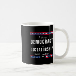 Harris & Tim Wheimer 2024 - Democracy Over Dic Coffee Mug
