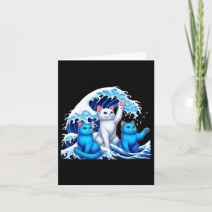 Harris Blue Cats Wave Funny For Cat Owners Kamala Card