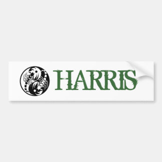 HARRIS BUMPER STICKER