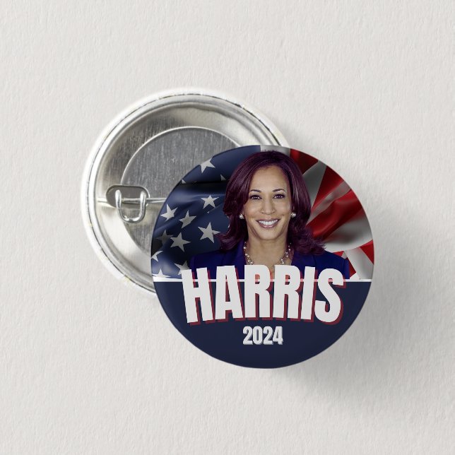 Harris Button Pins (Front & Back)