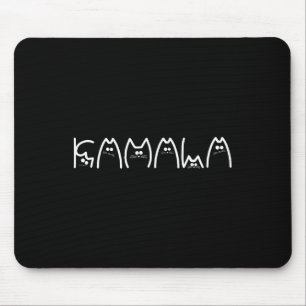 Harris Cat Lettering Positive1 Mouse Mat
