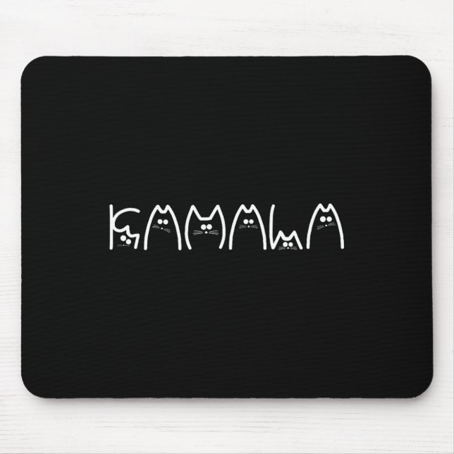 Harris Cat Lettering Positive1  Mouse Mat (Front)