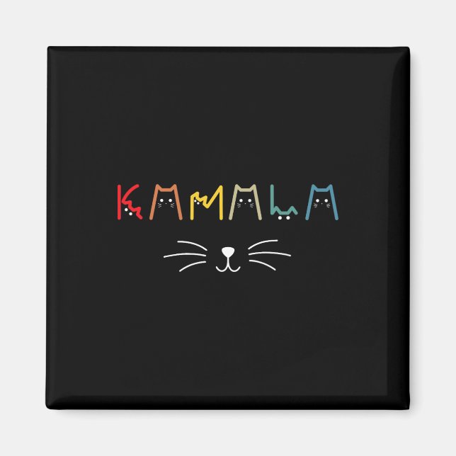 Harris Cat Lettering Positive Funny 12  Magnet (Front)