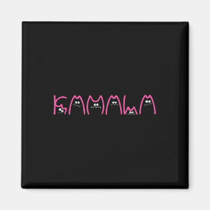 Harris Cat Lettering Positive Funny 13 Magnet