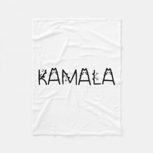 Harris Cat Lettering Positive Funny 2 Fleece Blanket
