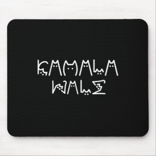 Harris Cat Lettering Positive Funny 9 Mouse Mat