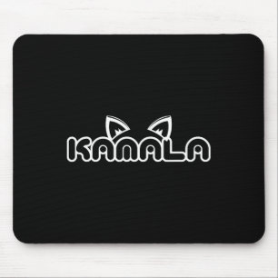 Harris Cat Lettering Positive Funny Kamala Mouse Mat