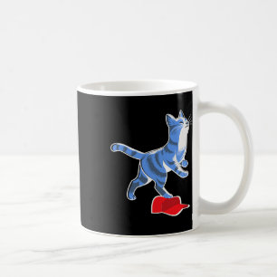 Harris Cat Stepping On Mega Hat Vp President  Coffee Mug