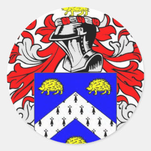 Harris Coat of Arms Classic Round Sticker