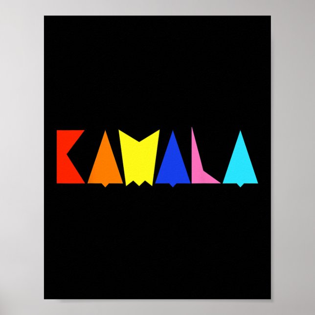 Harris Coloured Tipoteca Lettering  Poster (Front)