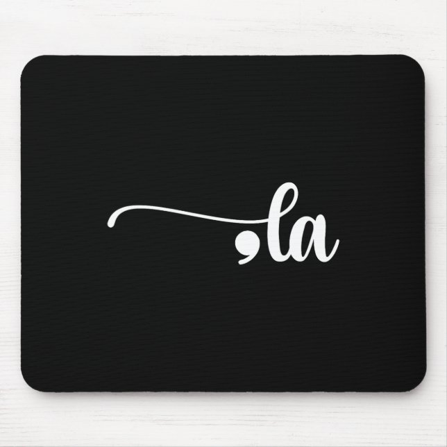 Harris Comma La Punctuation La  Mouse Mat (Front)