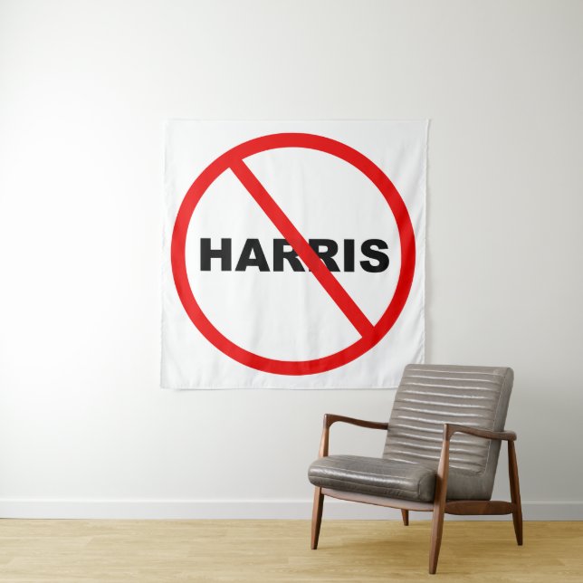 Harris Danger Don't Go There! Tapestry (In Situ)