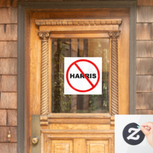 Harris Danger Don't Go There! Window Cling
