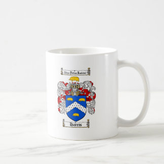 HARRIS FAMILY CREST -  HARRIS COAT OF ARMS COFFEE MUG