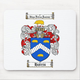 HARRIS FAMILY CREST -  HARRIS COAT OF ARMS MOUSE MAT
