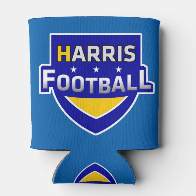 Harris Football Can Cooler (Back)