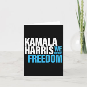 Harris For President 2024 Election Campaign Freedo Card