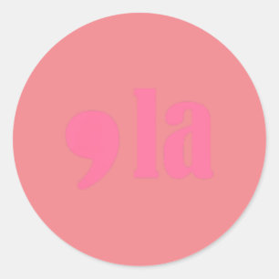Harris For President 2024 Election Coma La Aka Sor Classic Round Sticker