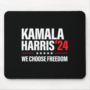 Harris For President 2024 Election We Choose Freed Mouse Mat