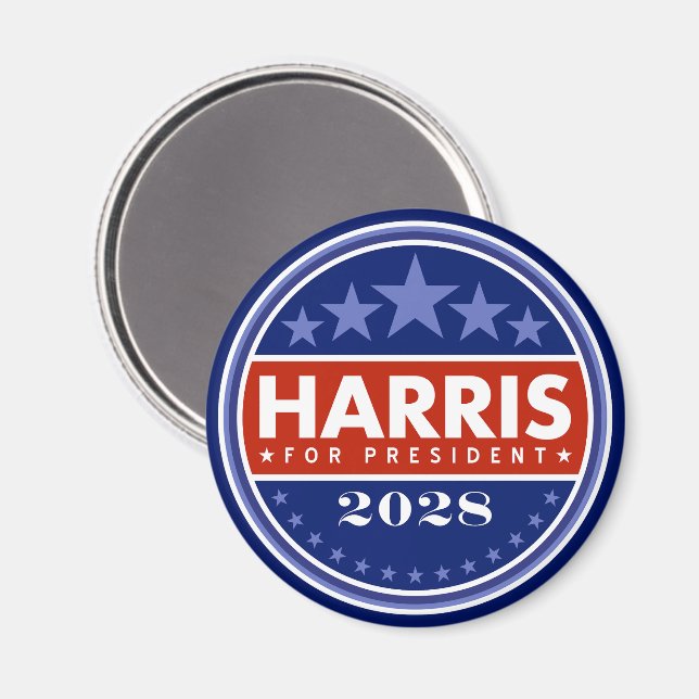Harris for President 2028 Magnet (Front/Back)