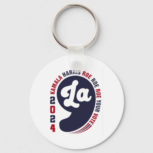 Harris For President Election 2024  Key Ring (Front)