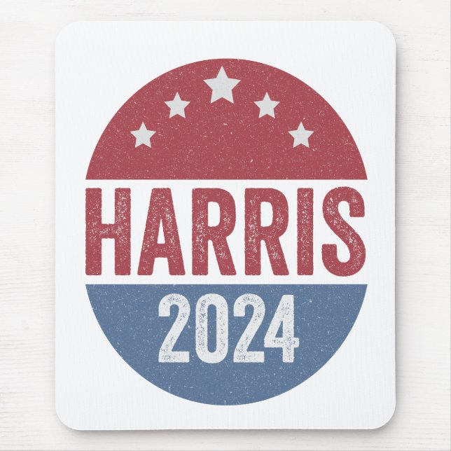 Harris For President Election Democrats American  Mouse Mat (Front)