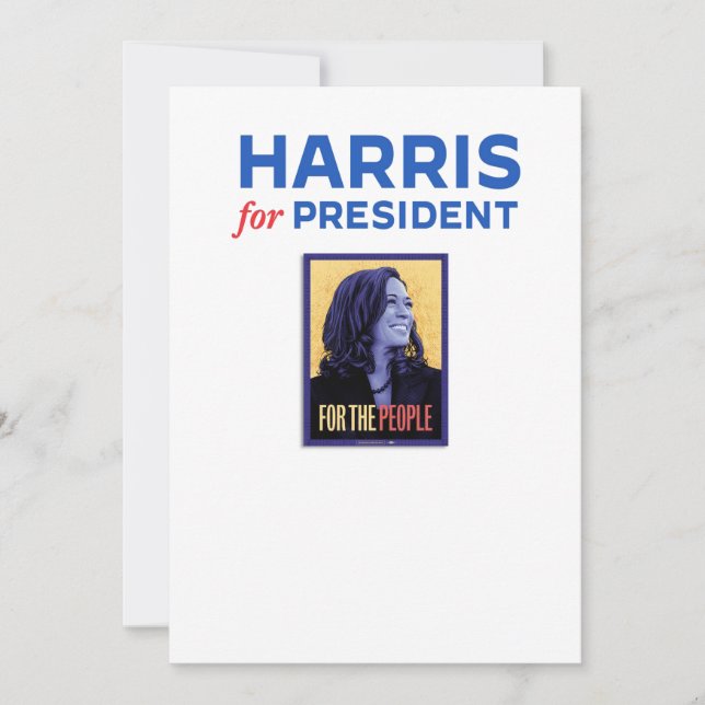 Harris for President / Kamala Harris for President Invitation (Front)