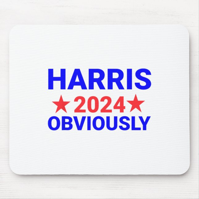 Harris For President Obviously 1  Mouse Mat (Front)
