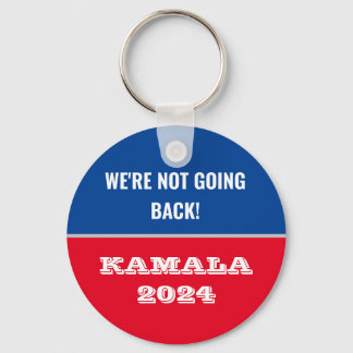 Harris for President Round Button, 2¼ Inch Key Ring