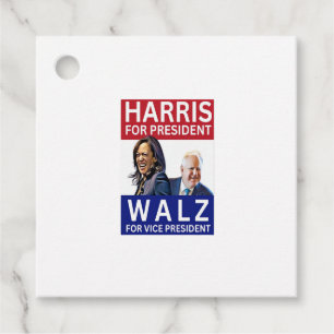 Harris For President Walz For Vice President Kamal Favour Tags