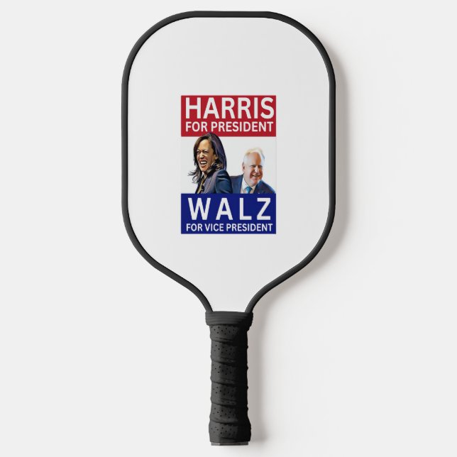 Harris For President Walz For Vice President Kamal Pickleball Paddle (Front)