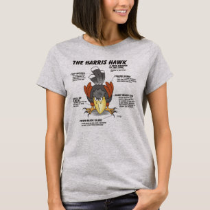 Harris Hawk Cartoon T-Shirt