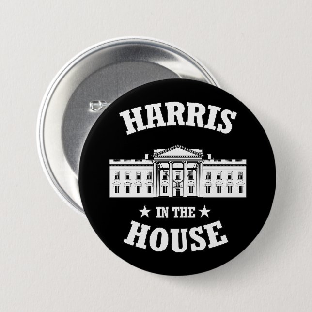 Harris in the House 7.5 Cm Round Badge (Front & Back)