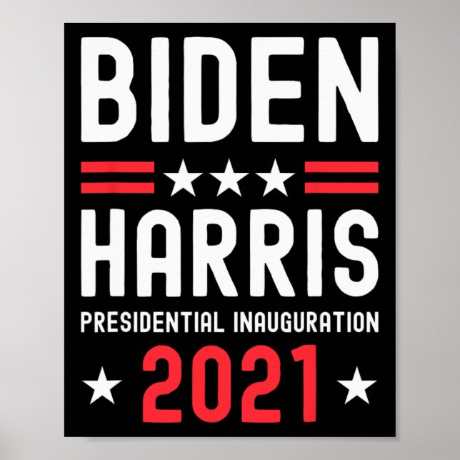 Harris Inauguration Day 2021 Commemorative Merchan Poster (Front)