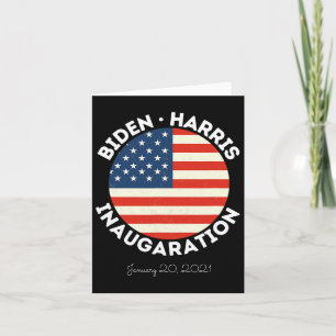 Harris Inauguration January 20th 2021 Retro Democr Card
