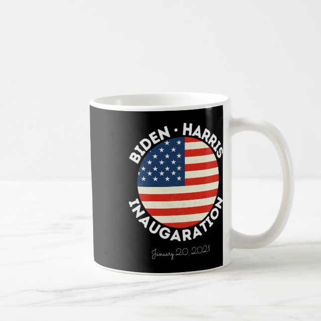 Harris Inauguration January 20th 2021 Retro Democr Coffee Mug (Right)