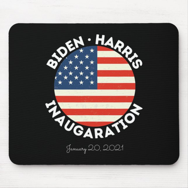 Harris Inauguration January 20th 2021 Retro Democr Mouse Mat (Front)