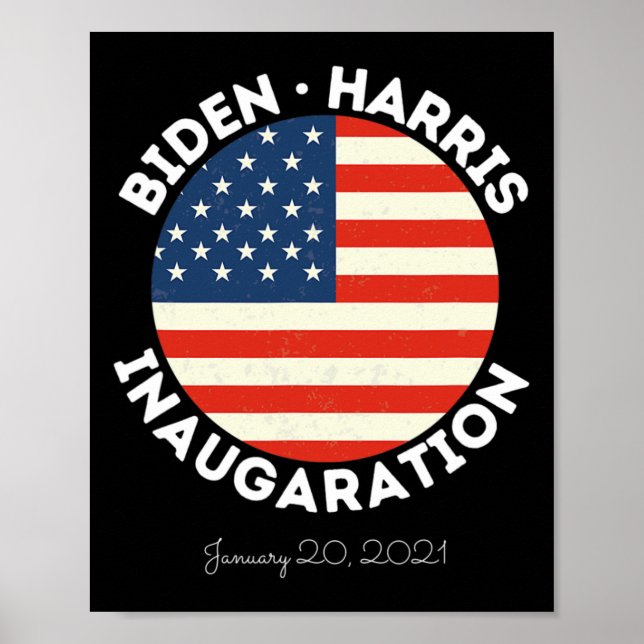 Harris Inauguration January 20th 2021 Retro Democr Poster (Front)