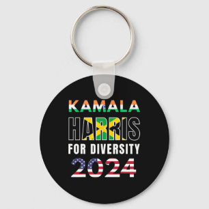 Harris India Jamaica Flag Diversity 2024  Key Ring