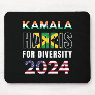 Harris India Jamaica Flag Diversity 2024  Mouse Mat