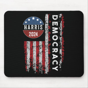 Harris- Kamala 2024 Us Flag Democratic President Mouse Mat