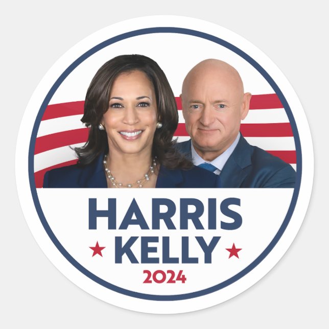HARRIS KELLY 2024 CLASSIC ROUND STICKER (Front)