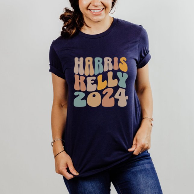 Harris Kelly 2024 Trendy Wavy Boho T-Shirt (Creator Uploaded)