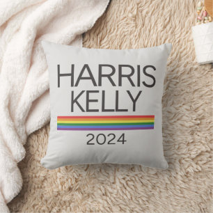 Harris Kelly Rainbow Pride LGBTQ Flag Cushion